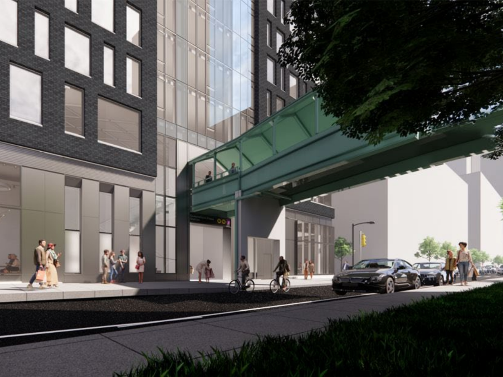 Queensboro Plaza subway station rendering