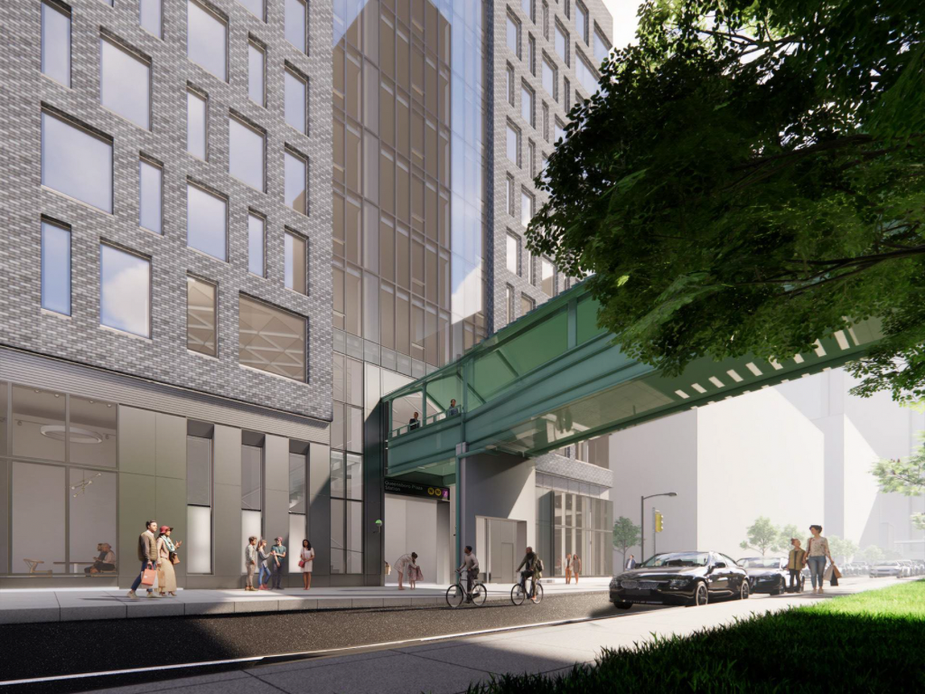 Queensboro Plaza subway station rendering