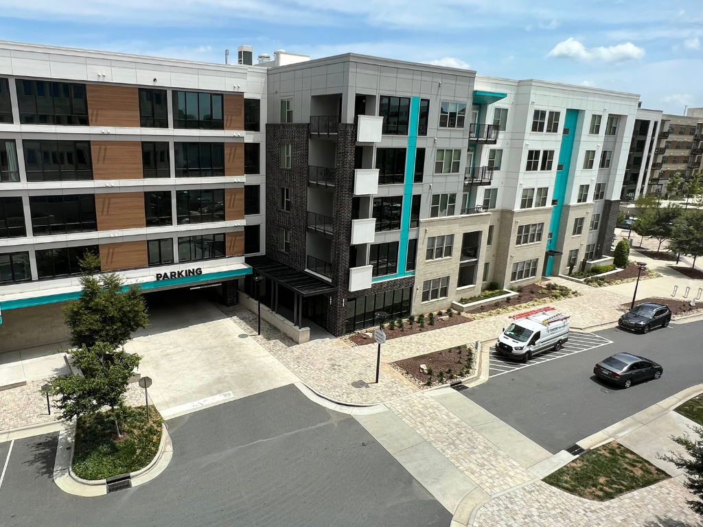 Link Apartments℠ Montford shared parking model